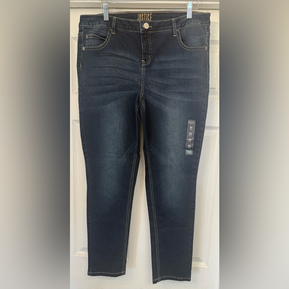 JUSTICE Girls Dark Blue Jeans